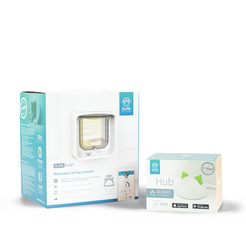 SureFlap Microchip Cat Flap Connect with Hub